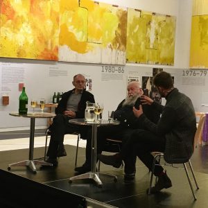 Künstlergespräch Nitsch trifft Brus. Schön war‘s! Moderation: Michael Fleischhacker . . . . ...