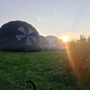 Wunderschöne Morgenfahrt heute in Wieselburg 😍 . . #balloon #ballooning #hotairballooning #hotairballoon #hotair #free #freedom #sky #sunrise...