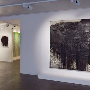Hermann Nitsch on the road – or at least his paintings are … The exhibition “The Orgies...