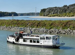 #danube #danuberiver #river #boat #ship #bridge #nature #naturelovers #tree #trees #city #hainburganderdonau #niederösterreich #österreich #visitaustria #austria #nikon...