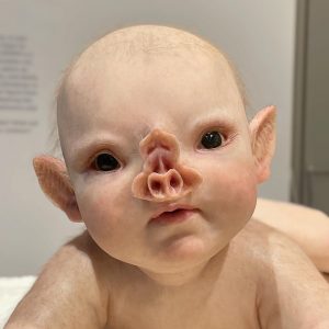 Prone (2011) by Patricia Piccinini at Kunsthalle Krems. Great exhibtion, please go there (after the lockdown). #krems...