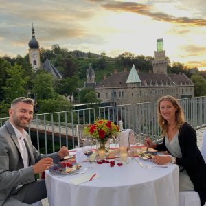 Romantische Dinner 🌹im Schlossrestaurant 🏰- Ab 19. Mai können Sie Ihre Träume mit Ihrem Schatz 🥰 wieder...