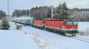 Kleinlüfter und Schachbrett 44er am Waldviertler Prestigezug 🤭🤪 ÖBB 1144 055 und ÖBB 1144 117 als GAG57613...