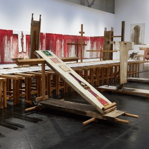 “Hermann Nitsch – the 6-day-play“: The current exhibition at @nitschmuseum shows the centerpiece ...