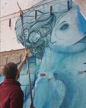 @wake_ykz Winter 2018, artists came to city Gmünd for colour some walls an ...